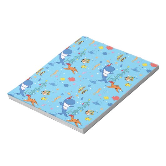 Happy Kersthaai Notitieblok (Linkerzijde)