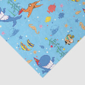 Happy Kersthaai Tissuepapier (Detail)