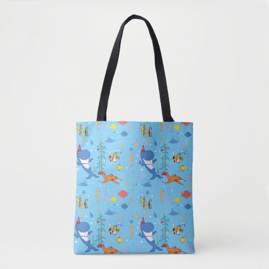 Happy Kersthaai Tote Bag (Voorkant)