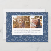 Happy kersthand met brieftering voor feestdag feestdagenkaart (Achterkant)