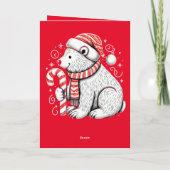 Happy-kerstkaart Bedankkaart (Achterkant)