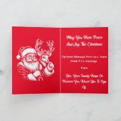 Happy-kerstkaart Bedankkaart (Binnen)