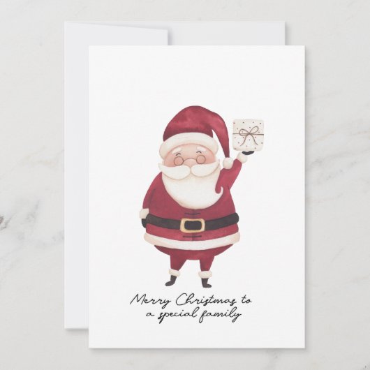 Happy kerstkaart kaart (Voorkant)