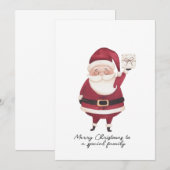 Happy kerstkaart kaart (Voorkant / Achterkant)