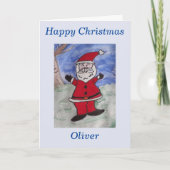 Happy kerstkaart kaart (Voorkant)