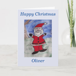 Happy kerstkaart kaart