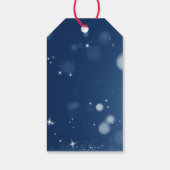 Happy kerstkat — uniek cadeaulabel (Achterkant)