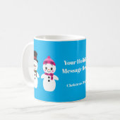 Happy kerstkoffie Mok (Voorkant links)