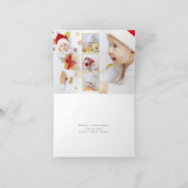 Happy Kerstmis 6-fotofeestdag Feestdagen Kaart (Binnen)