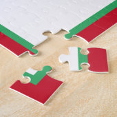 Happy Kerstmis Britse Cake Slice Homemade Legpuzzel (Zijkant)