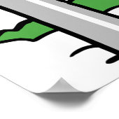 Happy Kerstmis Elf Poster (Hoek)