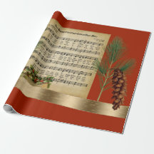 Happy Kerstmis muziek met Pine Boughs