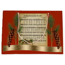 Happy Kerstmis muziek met Pine Boughs
