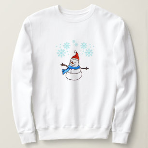 Happy Kerstmis Snowman Sweatshirt