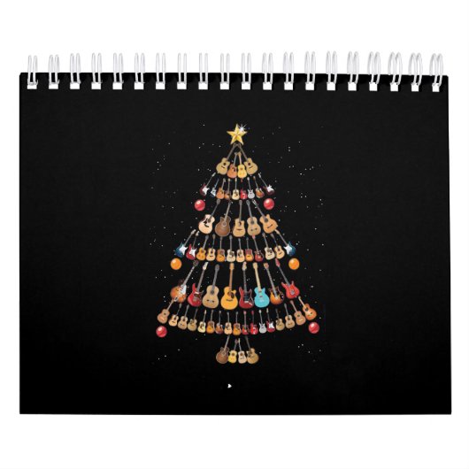 Happy Kerstmis|Ukulele Instrument kerstboom Kalender (Hoes)