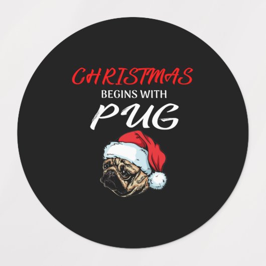 Happy Kerstmis|Ukulele Instrument kerstboom Labels (Design 2)