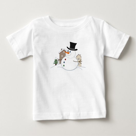 Happy Kerstsnowman Illustratie (Voorkant)