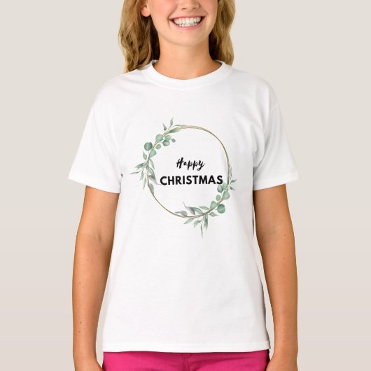 Happy kerstt-shirt t-shirt (Voorkant)