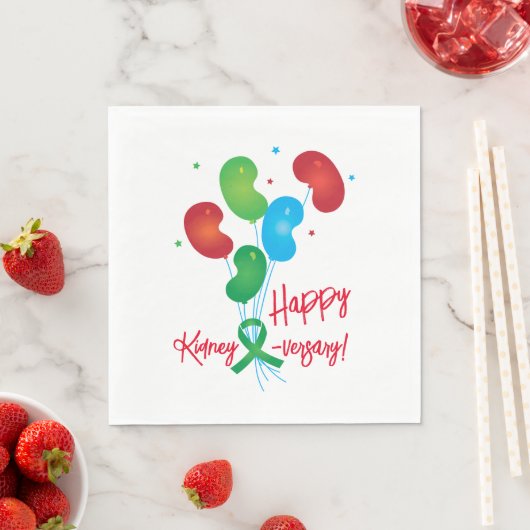 Happy Kidney-party Paper Napkin Servet (Insitu)