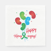 Happy Kidney-party Paper Napkin