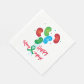 Happy Kidney-party Paper Napkin Servet (Hoek)