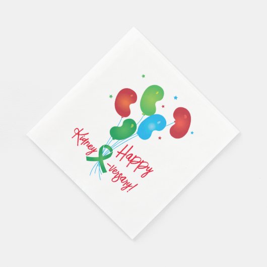 Happy Kidney-party Paper Napkin Servet (Hoek)