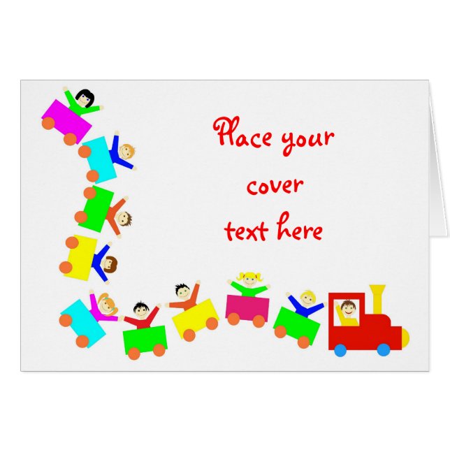 Happy Kids Train (Voorkant Horizontaal)