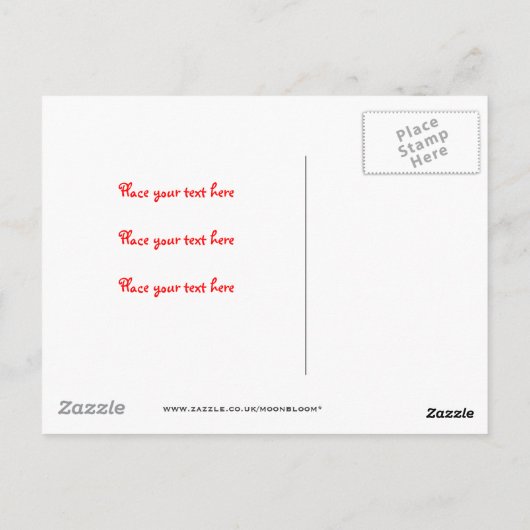 Happy Kids Train Briefkaart (Achterkant)