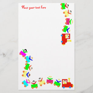 Happy Kids Train Briefpapier