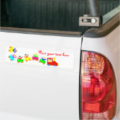 Happy Kids Train Bumpersticker (Op Truck)