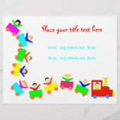 Happy Kids Train Flyer (Voorkant)