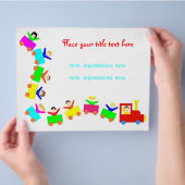 Happy Kids Train Flyer (Hand)