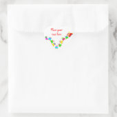 Happy Kids Train Hart Sticker (Tas)