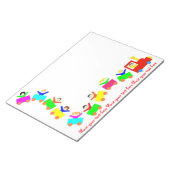 Happy Kids Train Notitieblok (Schuin)