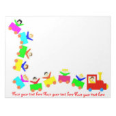 Happy Kids Train Notitieblok (Voorkant)