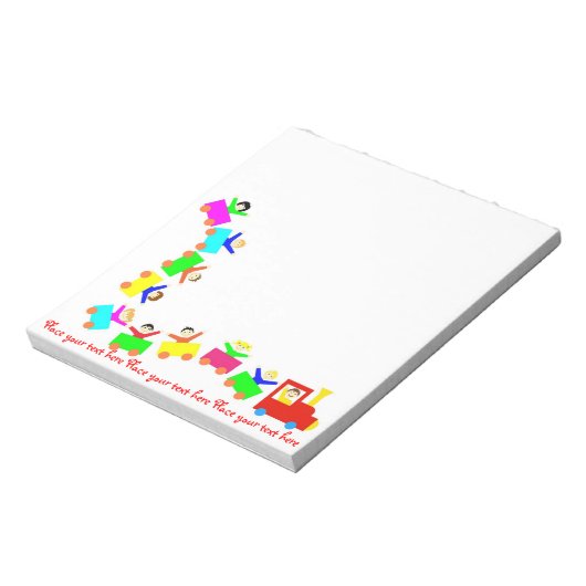 Happy Kids Train Notitieblok (Linkerzijde)