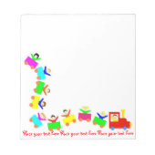 Happy Kids Train Notitieblok (Voorkant)