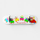 Happy Kids Train Persoonlijk Skateboard (Horizontaal)