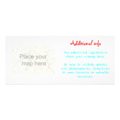 Happy Kids Train Reclamekaart (Achterkant)