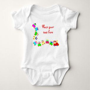 Happy Kids Train Romper