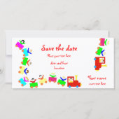 Happy Kids Train Save The Date (Voorkant)