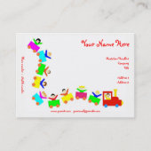 Happy Kids Train Visitekaartje (Voorkant)