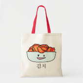 Happy Kimchi Kimchee Bowl - Happy Foods Design Tote Bag (Voorkant)