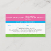 Happy Kinder en Tooth | Pediatrische tandarts Visitekaartje (Achterkant)