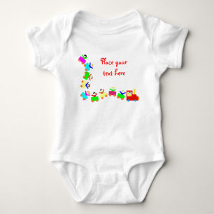 Happy Kinder Train Romper