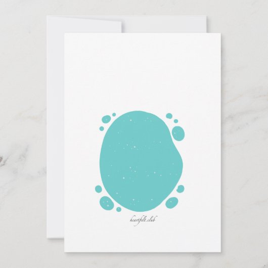 Happy Kinder Uitnodiging (Achterkant)