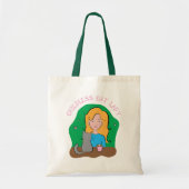 Happy Kinderloze Cat Lady Canvas tas (Voorkant)