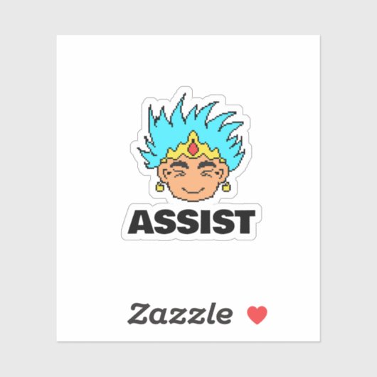 Happy King Eric | Gamer Assist Celebration Sticker (Vel)