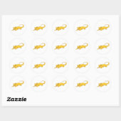 Happy Kinkajou Ronde Sticker (Vel)