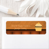 Happy Kitchen Cupcake op maat gepersonaliseerd Etiket (Insitu)